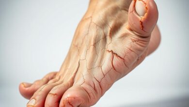 حمامات القدم المنزلية لعلاج تشققات الكعب
