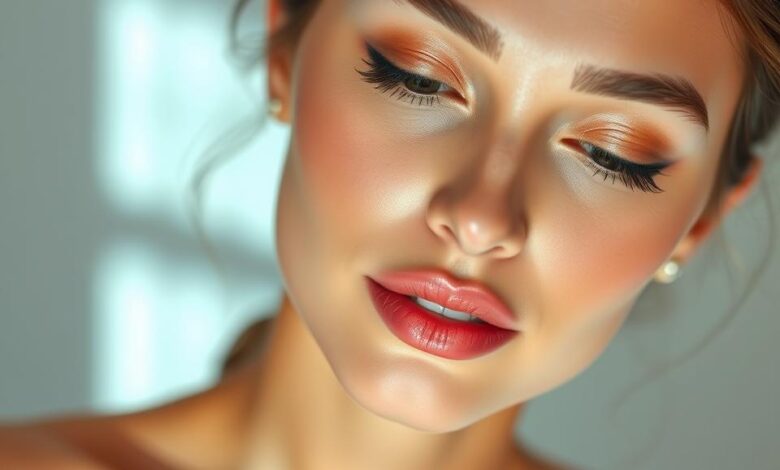 كيف-تحصلي-على-إطلالة-ناعمة-ولامعة-بالمكياج - arashaqa.com كيف تحصلي على إطلالة ناعمة ولامعة بالمكياج